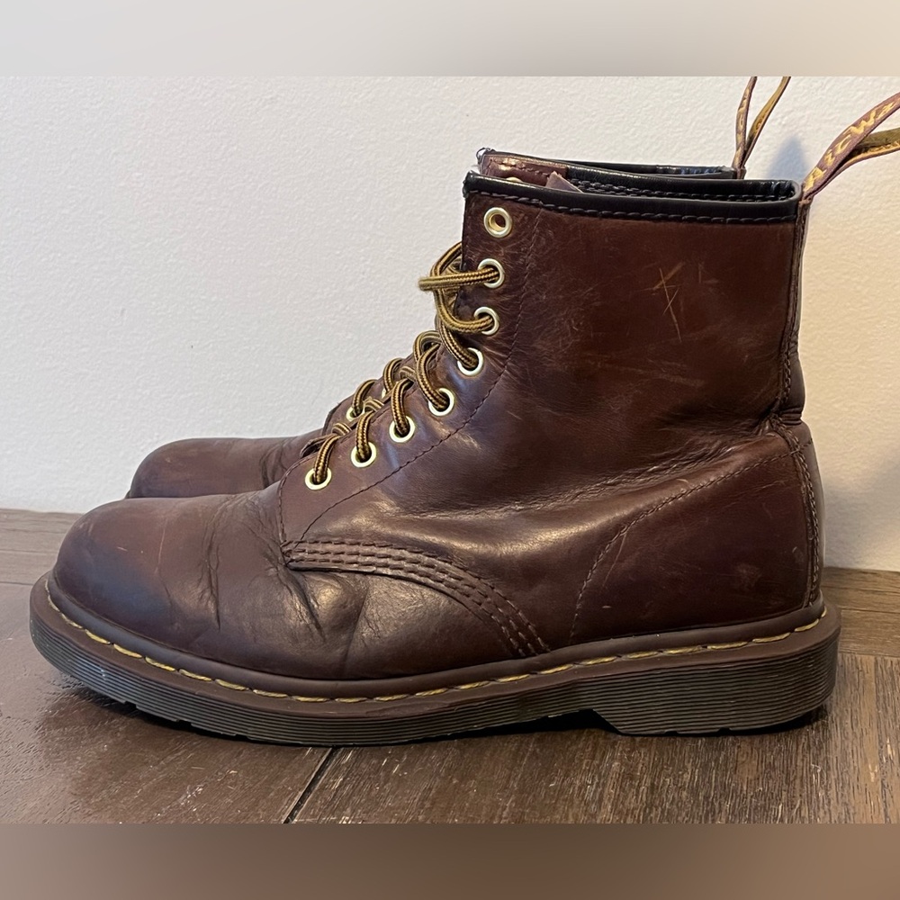 Dr. Martens Brown Leather Boots